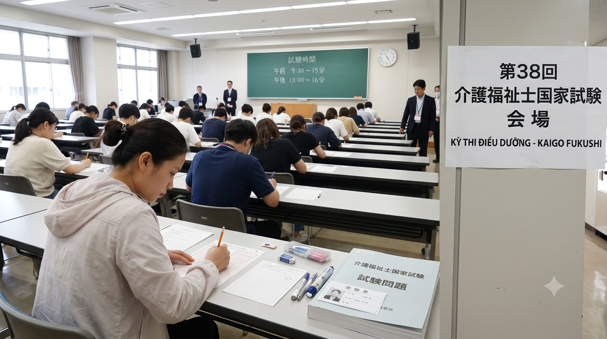KỲ THI ĐIỀU DƯỠNG-KAIGO FUKUSHI (介護福祉士試験)